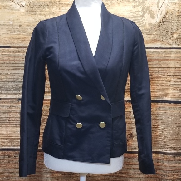 10 Crosby Derek Lam Jackets & Blazers - 10 Crosby Derek Lam Navy Blazer Gold Button Size 6